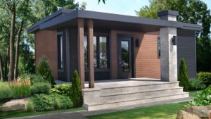 Mini chalet préfabriqué maison confort design